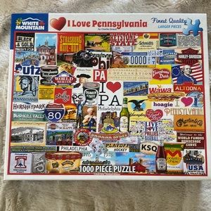 White Mountain 1000 Piece Puzzle